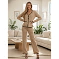 thumbnail image 2 of Conjunto Dama Unitalla Suéter Tejido y Pantalón Estilo Moderno Casual, 2 of 5