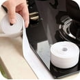 thumbnail image 2 of Pack Silicone Gap Cover White Self Adhesive Caulk Strip Tape for Kitchen Toilet Wall Mildew Sealing tape, 2 of 8
