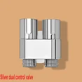 thumbnail image 1 of Ensemble de Pulvérisateur de Toilette Bidet Pulvérisateur d'Eau de Salle de Bain Pulvérisateur de Toilette Douche double Sortie valve d'Angle Accessoires de Toilette, 1 of 5