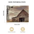 thumbnail image 3 of Creowell Farmhouse Decor Wall Art Rustic Old Barn Pictures Painting Western Country Windmill Canvas Prints Thankful Grateful Blessed Morden Artwork Home Decoration for Bedroom Living Room 20x16in, 3 of 6