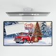 thumbnail image 4 of Santa is Coming Doberman Pinscher Merry Christmas Xmas Noel Truck Tree Desk Mat Full Keyboard Mouse Pad Doberman Dog Lover Gifts Large Mousepad - 02023, 4 of 5