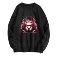 thumbnail image 6 of Women's Crewneck Sweatshirts Highland Cattle Print Fall 2026 Pullover Casual Lightweight Long Sleeve Tunic Tops, 6 of 6