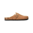 thumbnail image 2 of Sun + Stone Womens PERLAA Faux Suede Slip On Slide Slippers, 2 of 3