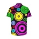 thumbnail image 4 of Camisas de Manga Larga para Hombres Blusa Cómoda de Cuello de Impresión, Camisa Casual de Poliéster para Uso Diario, de Fiesta Y de Primavera de Verano, 4 of 5