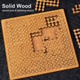 thumbnail image 4 of 2026 new Fractal Tray Puzzles, Mind Bending Wooden Jigsaw Puzzle, Unique Irregular Wooden Labyrinth, Difficult Challenging Impossible Puzzles, Reverse Thinking Challenging Irregular Jigsaw with Frame, 4 of 8
