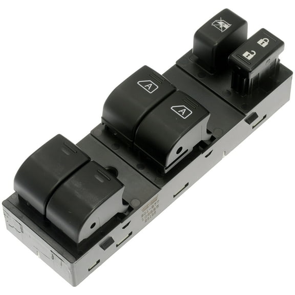 Dorman 901-877 Front Driver Side Power Window Switch - Front Left, 6 Button for Specific Nissan Models