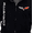 Black, variant on Mens Chevy Corvette Hoodies