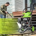 thumbnail image 3 of 4200PSI Pressure Washer 4.0GPM Gas Power Washer 209CC Gas Powered Washing Machine Commercial High Pressure Washer with 25ft Hose&4 Nozzles for Patio Garden Yard Vehicle, 3 of 8
