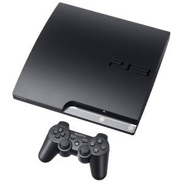 Restored Sony PlayStation 3 Slim 320 GB Charcoal Black Console