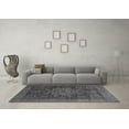 thumbnail image 3 of Ahgly Company Indoor Round Abstract Gray Modern Area Rugs, 7' Round, 3 of 4