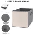 thumbnail image 3 of Set of 6 Collapsible Oxford Fabric Storage Cubes with Handles, Foldable Closet Organizer Bins for Clothes, Toys, Shelves, Home & Kitchen Cozy Thanksgiving, 3 of 7