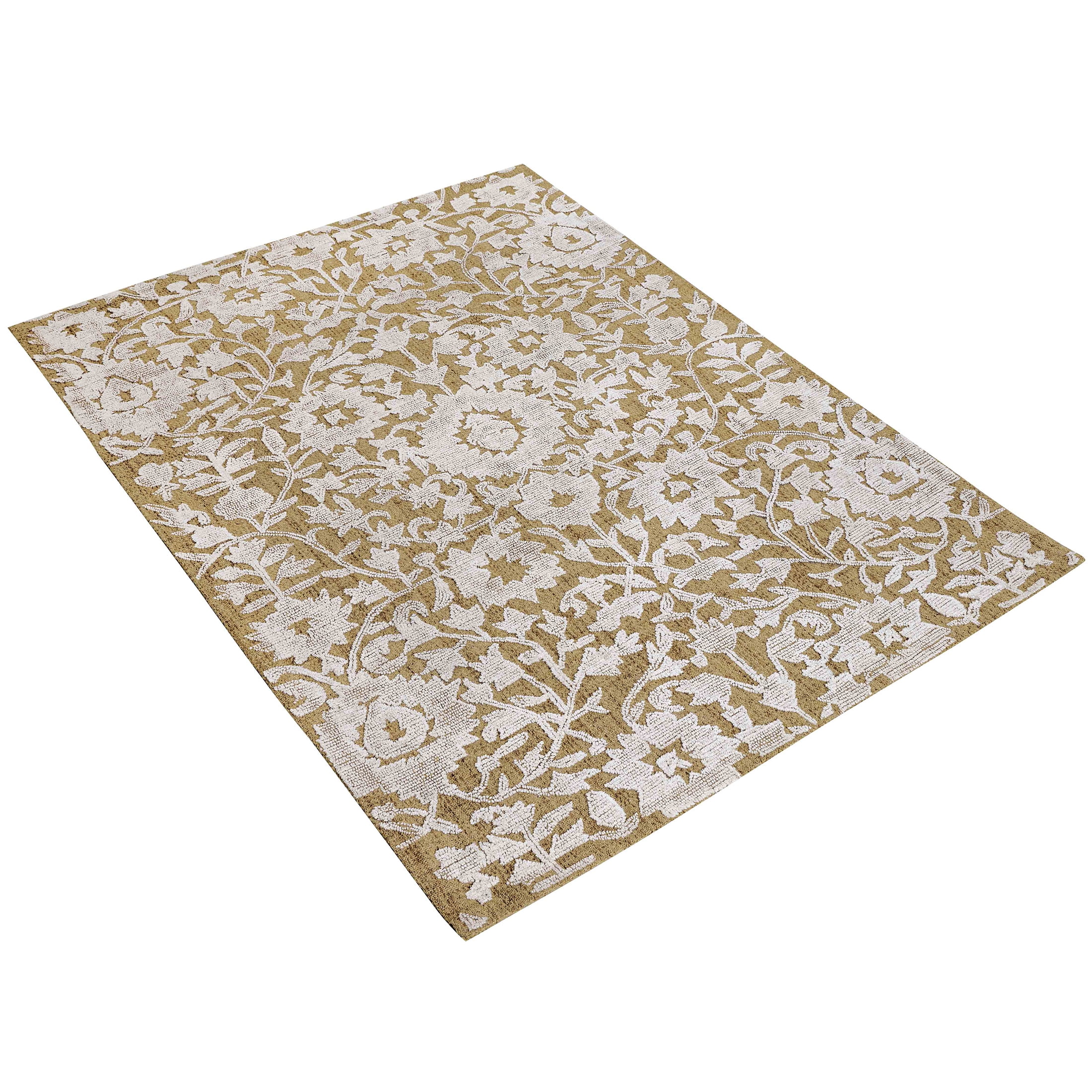 My Texas House Flora Wool Floral Indoor Area Rug, 5 ft x 7 ft