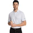 thumbnail image 4 of Xidunhg Men's Golf Polo Shirts Short Sleeve Print Performance Moisture Wicking Dry Fit Outdoor Golf Shirts for Men, 4 of 10