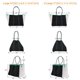 thumbnail image 5 of Bolsa de Playa Tote QOGiR de Neopreno Negra con Bolsillo Interno, 5 of 7