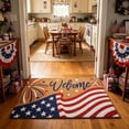 thumbnail image 4 of Dpityserensio Independence Day Doormat Patriotic 4th of July Imitation Coir Style Doormat And Entryway Floor Mat, 4 of 6