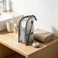 thumbnail image 4 of Breathable Mesh Travel Toiletry Bag with Zipper, Portable Toothbrush Toothpaste and Cosmetic Organizer Pouch, Standing Bathroom Camping Trip and Luggage Storage Bag, B, 4 of 6