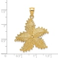 thumbnail image 3 of Diamond2Deal 14K Yellow Gold Starfish Charm Pendant for Women (L- 1.46 in, W- 1.24 in), 3 of 4