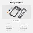 thumbnail image 2 of NEEWER Phone Cage Compatible with iPhone 17 Pro, Quick Release Video Rig Stabilizer Accessories with 67mm Filter Ring, 17mm Lens, 2 of 8