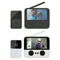 thumbnail image 4 of Becaristey Remote Control Wireless Video Doorbell For Smart Home Security System Long Battery Life Waterproof white, 4 of 6