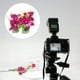 thumbnail image 2 of 4pcs placa japonesa de sushi orquídea de orquídea artificial adornos de flores artificiales placa de comida decoraciones, 2 of 6