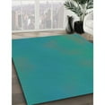 thumbnail image 3 of Ahgly Company Machine Washable Indoor Rectangle Transitional Dark Cyan Green Area Rugs, 4' x 6', 3 of 7