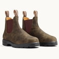 thumbnail image 3 of Blundstone 585 Unisex Classic Series Chelsea Boot for Men and Women with Shock Absorption and Premium Water Resistant Leather, Rustic Brown, 5.5 US Men / 7.5 US Women / 4.5 AU, 3 of 8
