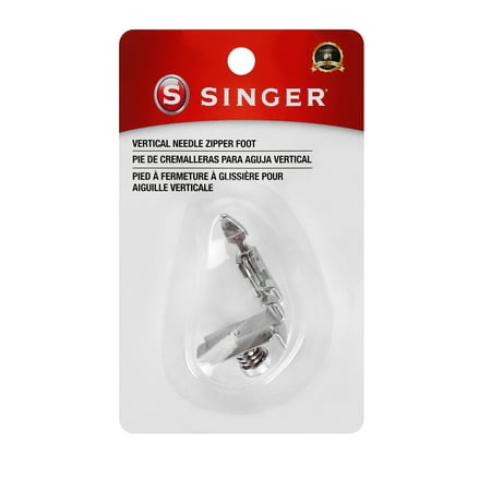 UPC: 0075691021238 | SINGER Vertical Needle Zipper Foot Silver