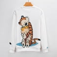thumbnail image 3 of Calvin And Hobbes Unisex Sweater Long Sleeve Fall Casual Crewneck Tops Pullover Active Streetwear Fashion Sweatshirt 3XL, 3 of 6