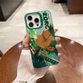 thumbnail image 1 of Electroplated Anime Case One Piece Roronoa Zoro Straw Hat Luffy For iPhone 15 14 Plus 15 14 13 12 11 Pro X Xs Max 7 8 Plus Cover, 1 of 1