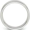 thumbnail image 2 of Sterling Silver Rhodium-Plated 5mm Flat Band (Size 5.5) Made In United States qwfb050rh-5.5, 2 of 5
