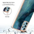 thumbnail image 6 of Slim Case for Samsung Galaxy A73 5G Compatible with MagSafe Wireless Charging Case, Marble Pattern Slim Lightweight Soft Silicone Shockproof Non-Yellowing Protective Cover,Green, 6 of 7