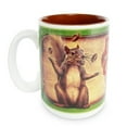 thumbnail image 2 of Rivers Edge Products Ceramic Coffee Mug with Handle, 16 Ounces, Espresso Cups and Coffee Cups Ceramic, Perfect for Coffee, Expresso, Latte, or Tea, Squirrel, Drink Coffee, 2 of 3