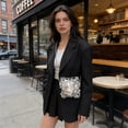 thumbnail image 5 of Weloille Crossbody Bag 1 Pack, Sequins Fashion Chain Underarm Bag, Trendy Unique Mini Bucket Handbag, Lightweight Portable Shoulder Bag for Girl Daily Outing Party Shopping Travel, 5 of 6