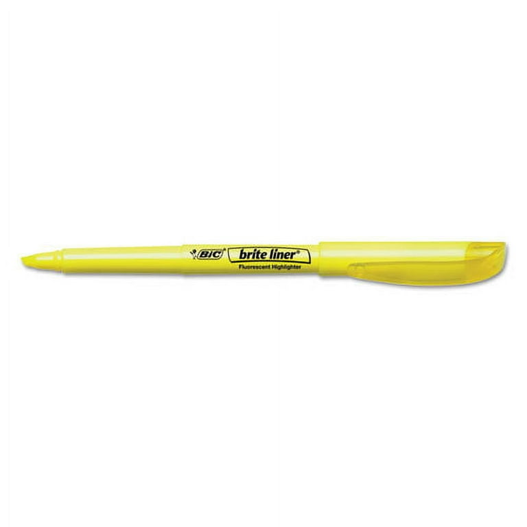 Brite Liner Highlighter Value Pack, Yellow Ink, Chisel Tip, Yellow/Black Barrel, 24/Pack Brite Liner Highlighter Value Pack, Yellow Ink, Chisel Tip, Yellow/Black Barrel, 24/Pack
