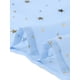 thumbnail image 5 of Vestido de Cuello Cuadrado Allegra K para Mujeres con Estrellas Metálicas, Manga Corta, Corte A, Cintura Elástica, Midi, L Azul Cielo, 5 of 6