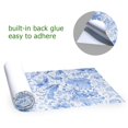 thumbnail image 5 of 44"x10" Skateboard Grip Tape Protector Sheets Nonslip Protection Griptape Sheet for Outdoor Sports Blue Watercolor Floral Pattern, 5 of 7