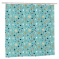 thumbnail image 2 of Shower Curtain, summer shells corals starfish Washable Shower Curtain for Bathroom, Waterproof Bathroom Shower Curtain Set with Hooks Long Shower Curtain 72x72in Home Decor, 2 of 7