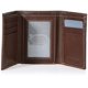 thumbnail image 5 of Billetera Timberland de piel para hombre, triple pliegue, marrón con identificación, 5 of 5