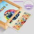 thumbnail image 4 of British Shorthair Celebrates Rainbow Pride Month LGBT LGBTQ+ Acrylic Plaque with Wood Photo Frame Box Cat Lover Kitten Owner Gifts Light Box - 01003, 4 of 5