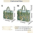 thumbnail image 2 of FORMRS Womens Corduroy Tote Bag Crossbody Shoulder Handbag with Pocket, Garden Scene, 2 of 7