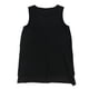 thumbnail image 2 of bar III Blusa sin mangas con dobladillo de gasa en capas para mujer, negro, pequeño, 2 of 2