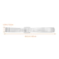 thumbnail image 3 of Miangastore 2 Pcs Sangle de Taille Transparente Ceinture Fille Décontractée en Résine Accessoire de Mode pour Usage Quotidien, 3 of 8