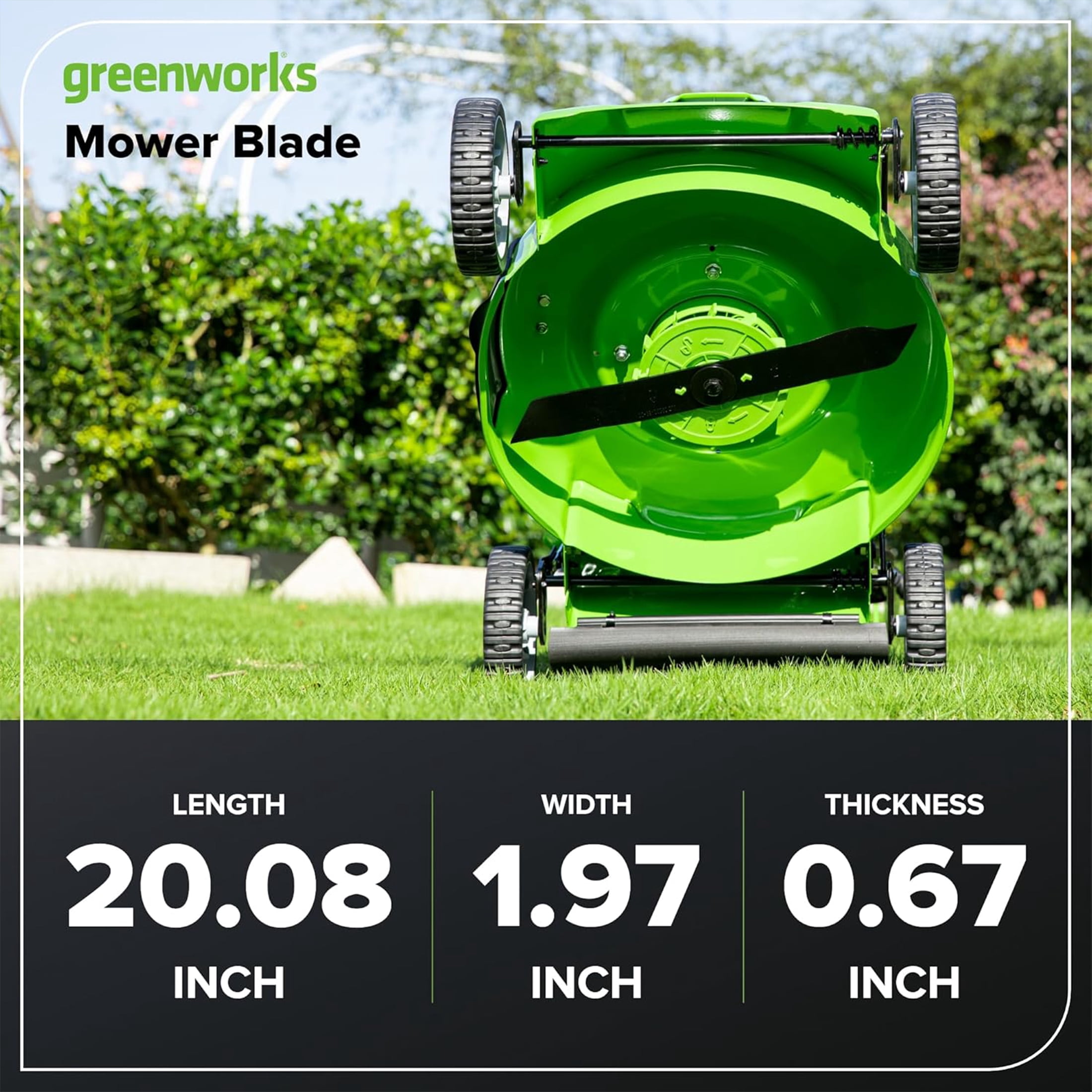 Greenworks 21-inch Mulching Mower Blade 2905203