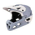 thumbnail image 2 of Vsenkes Mountain Bike Helmet Mountain & Road , Lightweight, Ventilation, Breathable with Removable Chin Pad, Cycling Helmet Grey White, 2 of 9