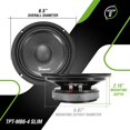 thumbnail image 3 of Altavoz para coche Timpano TPT-MB6-4, 6.5 pulgadas, 600 W, 4 ohmios, perfil poco profundo, 3 of 7