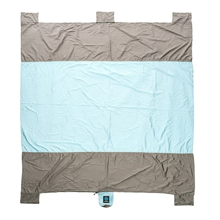 - Wildhorn Sand Escape Large 9' x 7' Lightweight Nylon Picnic Throw Beach Blanket