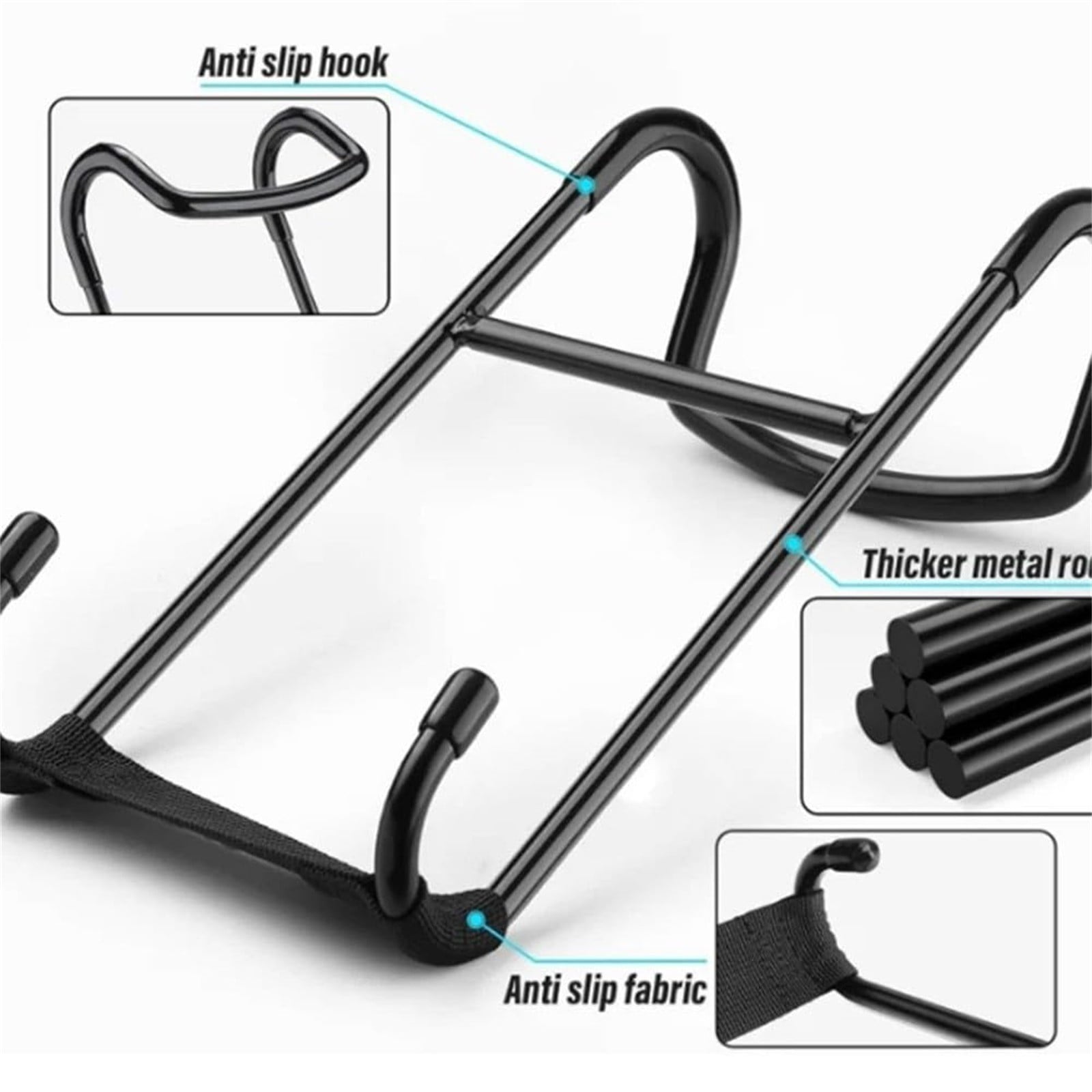 Dumbbell Spotter Hooks Hangers Heavy Power Rack Attachments 225LB Connector Hanging Dumbbells To Barbells Chest Workout Fitness Yoga