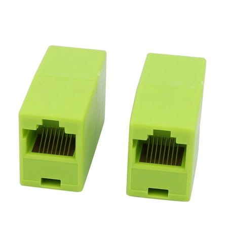- Plastic RJ11 8P4C Female to Female Telephone Ethernet Connector Coupler 5Pcs