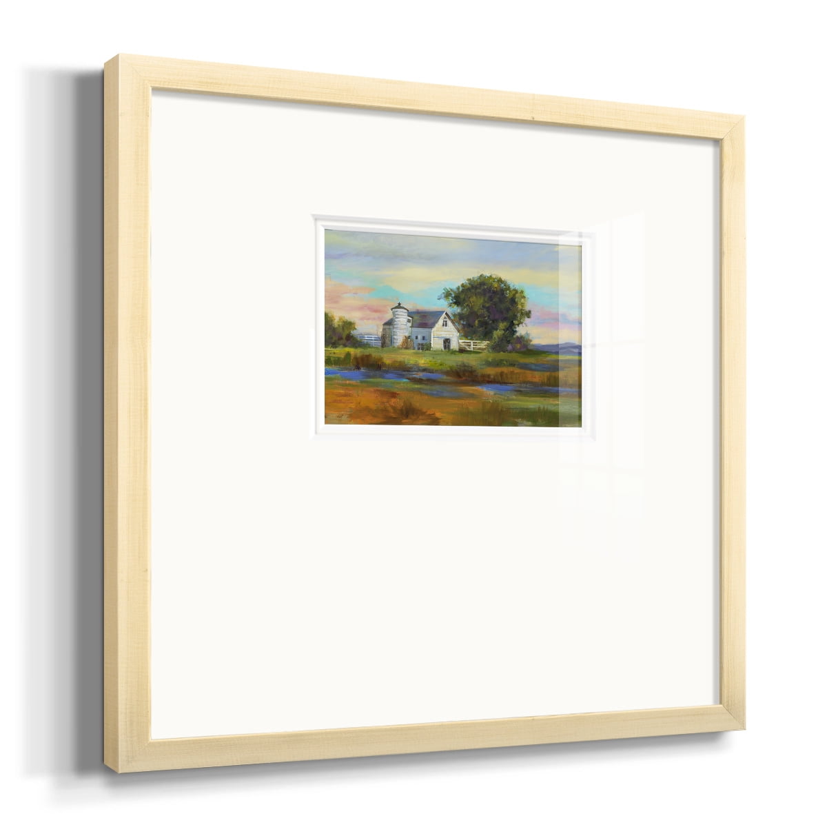 Down by the BarnPremium Framed Print