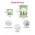 thumbnail image 7 of St. Patrick's Day Kitchen Dish Towels for Drying Dishes Set of 4, Green Leaf Gnomes Shamrock Clovers Waffle Weave Microfiber Hand Tea Bathroom Towels Quick Dry & Absorbent Towel 15.7x23.6, 7 of 7